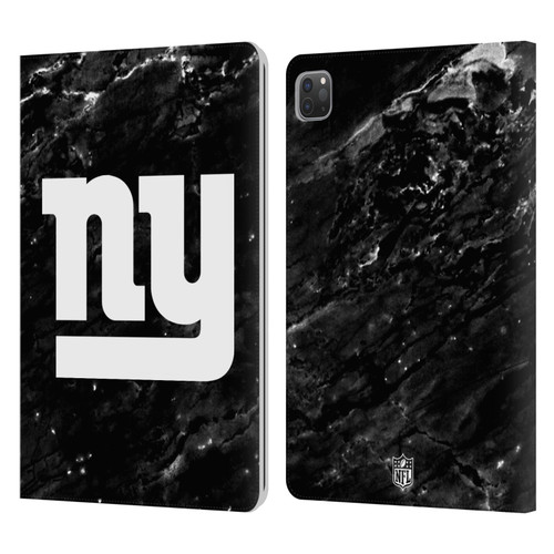 NFL New York Giants Artwork Marble Leather Book Wallet Case Cover For Apple iPad Pro 11 2020 / 2021 / 2022