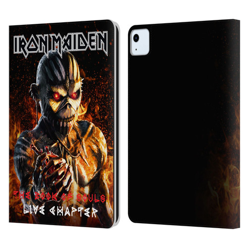 Iron Maiden Tours TBOS Live Chapter Leather Book Wallet Case Cover For Apple iPad Air 11 2020/2022/2024