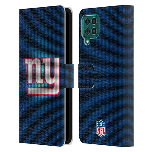 NFL New York Giants Artwork LED Leather Book Wallet Case Cover For Samsung Galaxy F62 (2021)