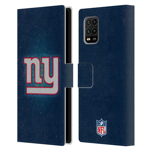 NFL New York Giants Artwork LED Leather Book Wallet Case Cover For Xiaomi Mi 10 Lite 5G