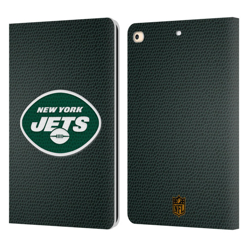 NFL New York Jets Logo Football Leather Book Wallet Case Cover For Apple iPad 9.7 2017 / iPad 9.7 2018