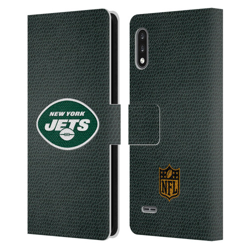 NFL New York Jets Logo Football Leather Book Wallet Case Cover For LG K22