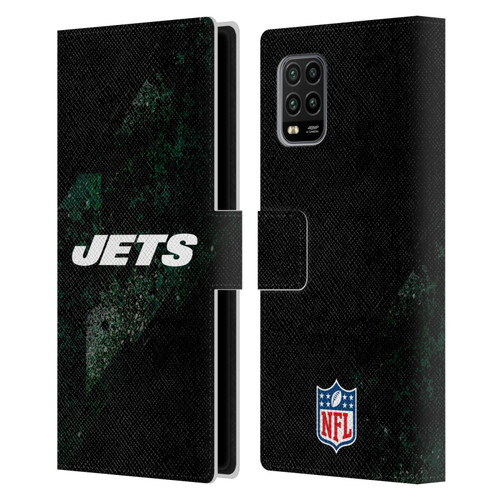 NFL New York Jets Logo Blur Leather Book Wallet Case Cover For Xiaomi Mi 10 Lite 5G