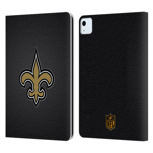 NFL New Orleans Saints Logo Football Leather Book Wallet Case Cover For Apple iPad Air 2020 / 2022