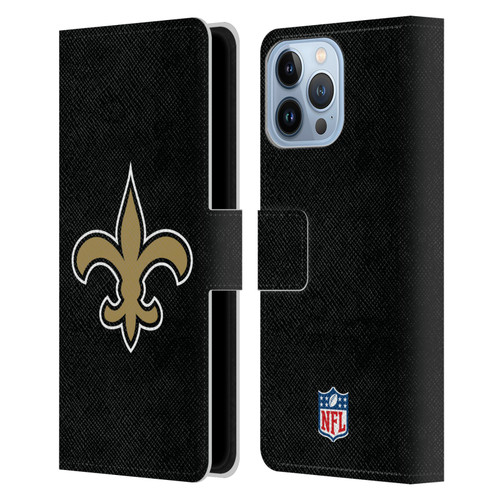 NFL New Orleans Saints Logo Plain Leather Book Wallet Case Cover For Apple iPhone 13 Pro Max NFL New Orleans Saints Logo Plain Leather Book Wallet Case Cover For Apple iPhone 13 Pro Max