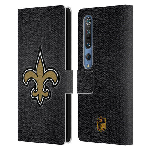 NFL New Orleans Saints Logo Football Leather Book Wallet Case Cover For Xiaomi Mi 10 5G / Mi 10 Pro 5G
