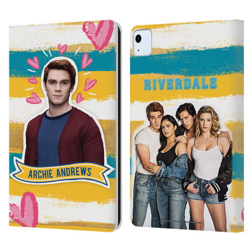 Riverdale Graphics Archie Andrews Leather Book Wallet Case Cover For Apple iPad Air 11 2020/2022/2024