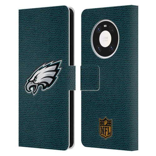 NFL Philadelphia Eagles Logo Football Leather Book Wallet Case Cover For Huawei Mate 40 Pro 5G