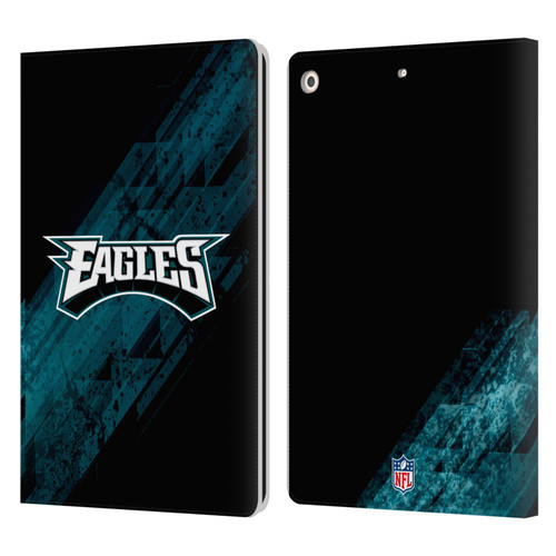 NFL Philadelphia Eagles Logo Blur Leather Book Wallet Case Cover For Apple iPad 10.2 2019/2020/2021
