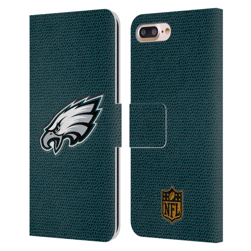 NFL Philadelphia Eagles Logo Football Leather Book Wallet Case Cover For Apple iPhone 7 Plus / iPhone 8 Plus