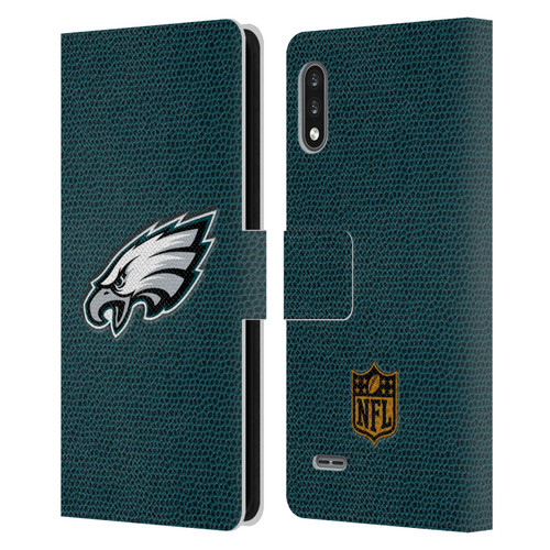 NFL Philadelphia Eagles Logo Football Leather Book Wallet Case Cover For LG K22