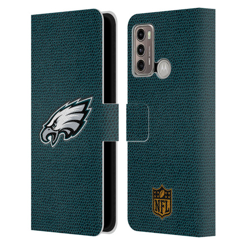 NFL Philadelphia Eagles Logo Football Leather Book Wallet Case Cover For Motorola Moto G60 / Moto G40 Fusion