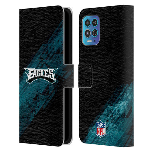 NFL Philadelphia Eagles Logo Blur Leather Book Wallet Case Cover For Motorola Moto G100