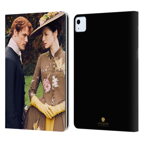 Outlander Characters Jamie And Claire Leather Book Wallet Case Cover For Apple iPad Air 11 2020/2022/2024