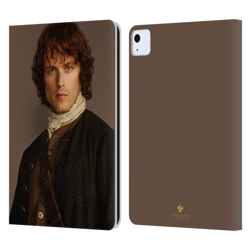 Outlander Characters Jamie Traditional Leather Book Wallet Case Cover For Apple iPad Air 11 2020/2022/2024