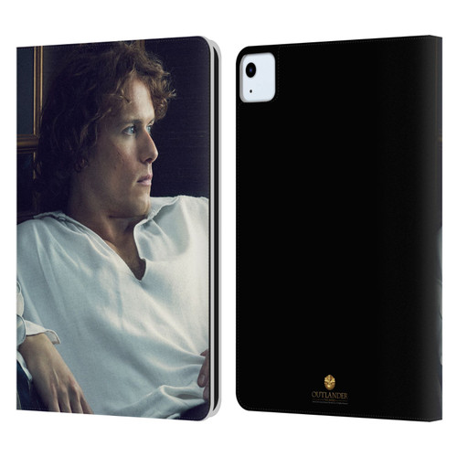 Outlander Characters Jamie White Shirt Leather Book Wallet Case Cover For Apple iPad Air 11 2020/2022/2024