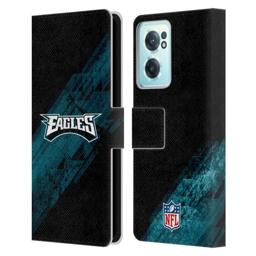 NFL Philadelphia Eagles Logo Blur Leather Book Wallet Case Cover For OnePlus Nord CE 2 5G