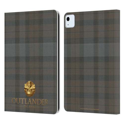 Outlander Tartans Plaid Leather Book Wallet Case Cover For Apple iPad Air 2020 / 2022
