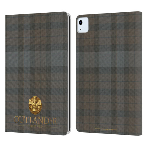 Outlander Tartans Plaid Leather Book Wallet Case Cover For Apple iPad Air 11 2020/2022/2024