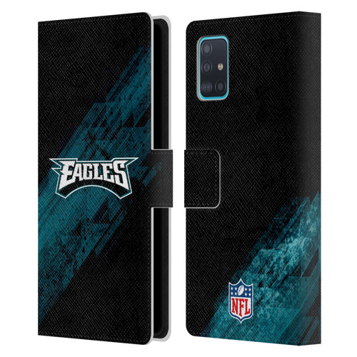 NFL Philadelphia Eagles Logo Blur Leather Book Wallet Case Cover For Samsung Galaxy A51 (2019)