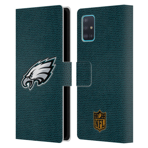 NFL Philadelphia Eagles Logo Football Leather Book Wallet Case Cover For Samsung Galaxy A51 (2019)