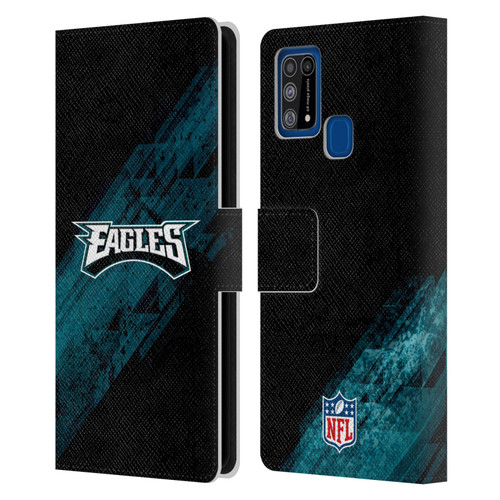 NFL Philadelphia Eagles Logo Blur Leather Book Wallet Case Cover For Samsung Galaxy M31 (2020)