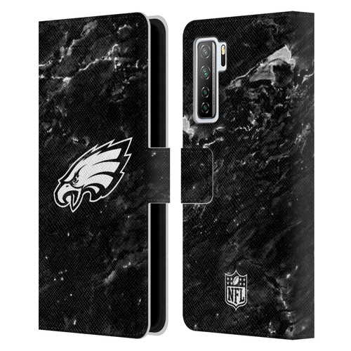 NFL Philadelphia Eagles Artwork Marble Leather Book Wallet Case Cover For Huawei Nova 7 SE/P40 Lite 5G