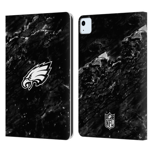 NFL Philadelphia Eagles Artwork Marble Leather Book Wallet Case Cover For Apple iPad Air 2020 / 2022