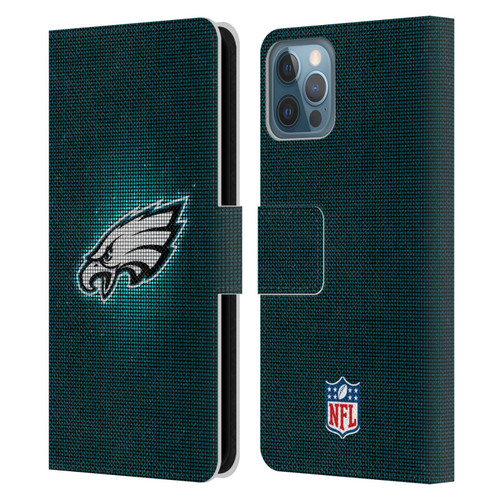 NFL Philadelphia Eagles Artwork LED Leather Book Wallet Case Cover For Apple iPhone 12 / iPhone 12 Pro