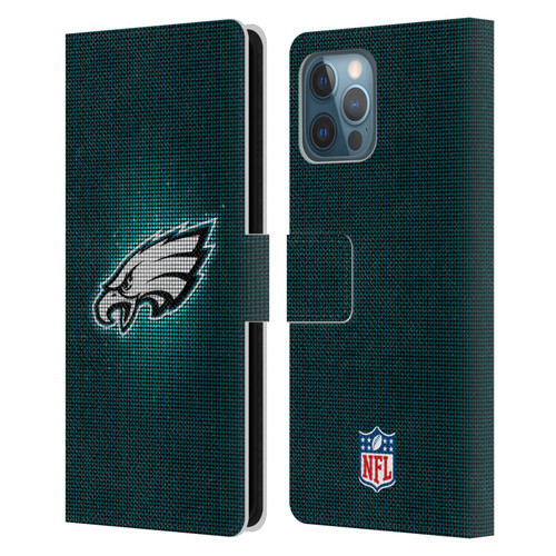 NFL Philadelphia Eagles Artwork LED Leather Book Wallet Case Cover For Apple iPhone 12 Pro Max