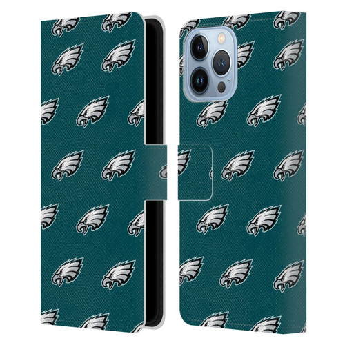 NFL Philadelphia Eagles Artwork Patterns Leather Book Wallet Case Cover For Apple iPhone 13 Pro Max
