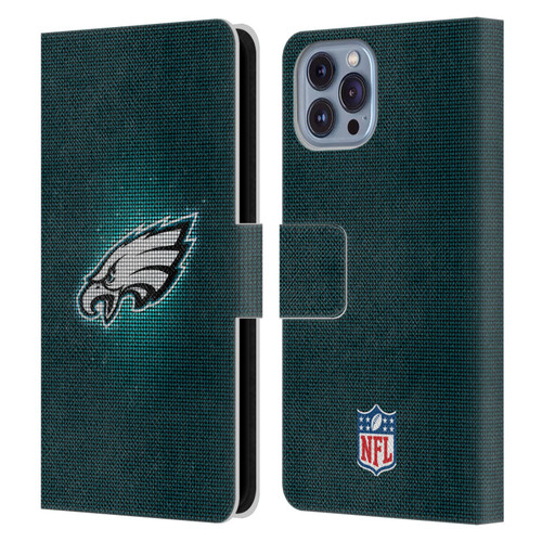 NFL Philadelphia Eagles Artwork LED Leather Book Wallet Case Cover For Apple iPhone 14