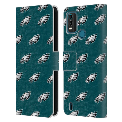 NFL Philadelphia Eagles Artwork Patterns Leather Book Wallet Case Cover For Nokia G11 Plus