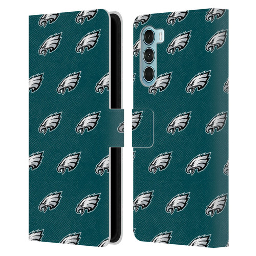 NFL Philadelphia Eagles Artwork Patterns Leather Book Wallet Case Cover For Motorola Edge S30 / Moto G200 5G