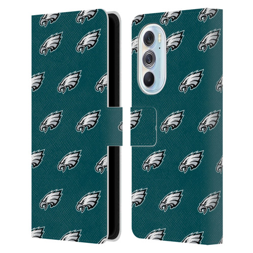 NFL Philadelphia Eagles Artwork Patterns Leather Book Wallet Case Cover For Motorola Edge X30