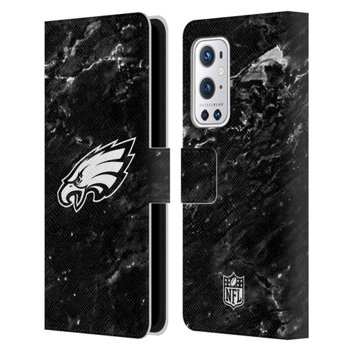 NFL Philadelphia Eagles Artwork Marble Leather Book Wallet Case Cover For OnePlus 9 Pro