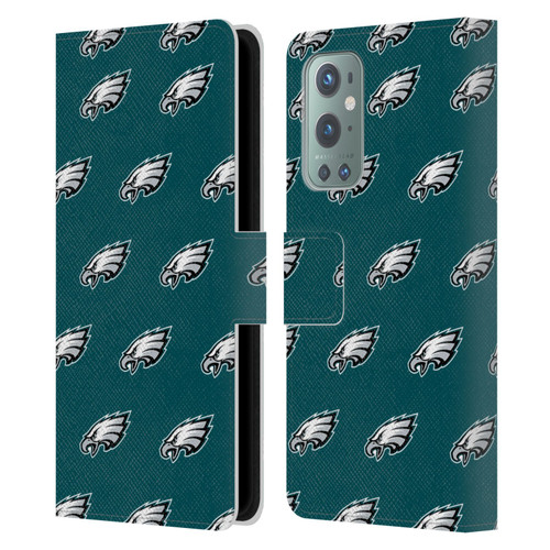 NFL Philadelphia Eagles Artwork Patterns Leather Book Wallet Case Cover For OnePlus 9