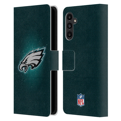 NFL Philadelphia Eagles Artwork LED Leather Book Wallet Case Cover For Samsung Galaxy A13 5G (2021)