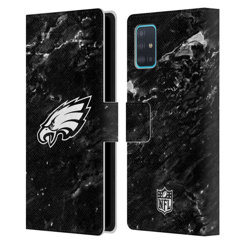 NFL Philadelphia Eagles Artwork Marble Leather Book Wallet Case Cover For Samsung Galaxy A51 (2019)