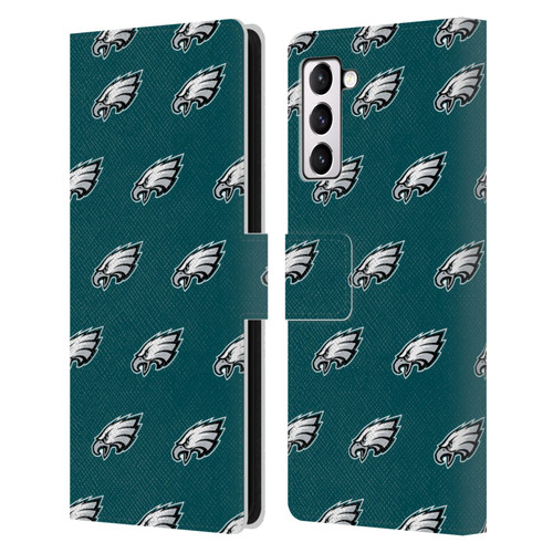 NFL Philadelphia Eagles Artwork Patterns Leather Book Wallet Case Cover For Samsung Galaxy S21+ 5G