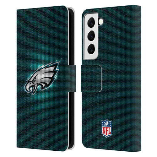NFL Philadelphia Eagles Artwork LED Leather Book Wallet Case Cover For Samsung Galaxy S22 5G