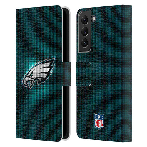 NFL Philadelphia Eagles Artwork LED Leather Book Wallet Case Cover For Samsung Galaxy S22+ 5G