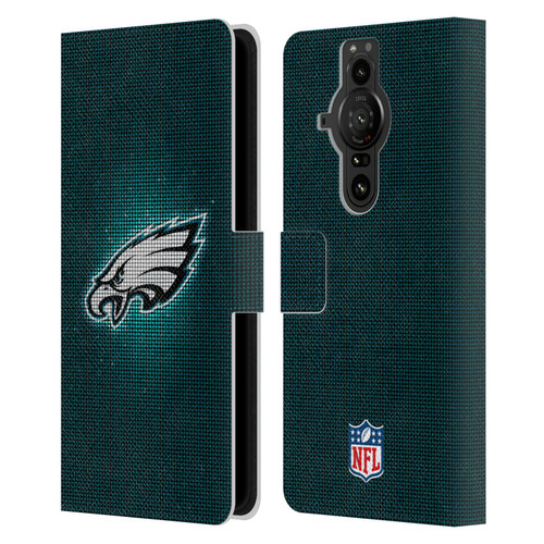 NFL Philadelphia Eagles Artwork LED Leather Book Wallet Case Cover For Sony Xperia Pro-I