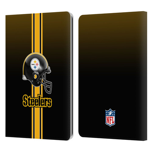 NFL Pittsburgh Steelers Logo Helmet Leather Book Wallet Case Cover For Amazon Kindle Paperwhite 1 / 2 / 3