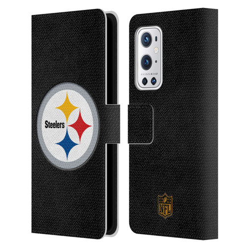 NFL Pittsburgh Steelers Logo Football Leather Book Wallet Case Cover For OnePlus 9 Pro
