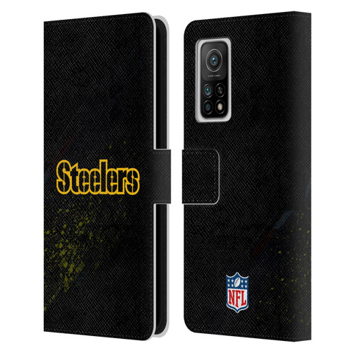 NFL Pittsburgh Steelers Logo Blur Leather Book Wallet Case Cover For Xiaomi Mi 10T 5G