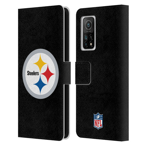 NFL Pittsburgh Steelers Logo Plain Leather Book Wallet Case Cover For Xiaomi Mi 10T 5G