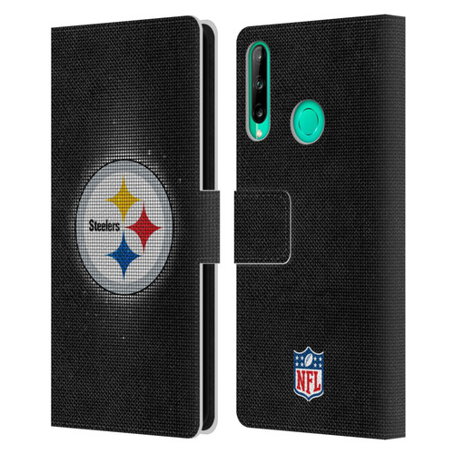 NFL Pittsburgh Steelers Artwork LED Leather Book Wallet Case Cover For Huawei P40 lite E