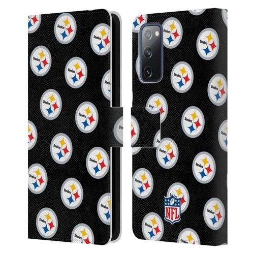 NFL Pittsburgh Steelers Artwork Patterns Leather Book Wallet Case Cover For Samsung Galaxy S20 FE / 5G