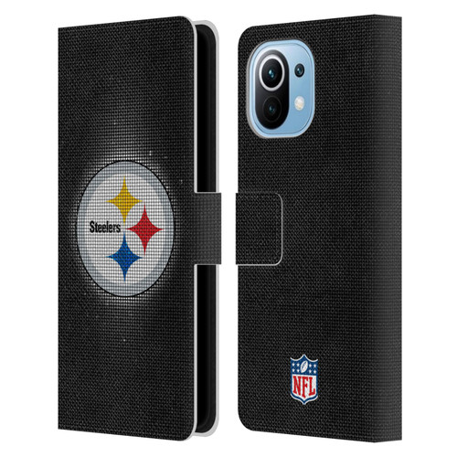 NFL Pittsburgh Steelers Artwork LED Leather Book Wallet Case Cover For Xiaomi Mi 11
